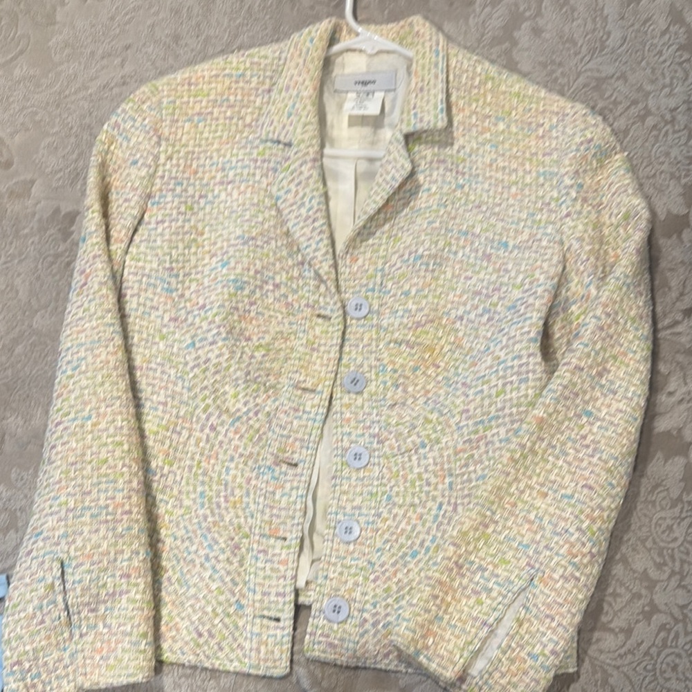 Women's Multicolor Tweed Jacket